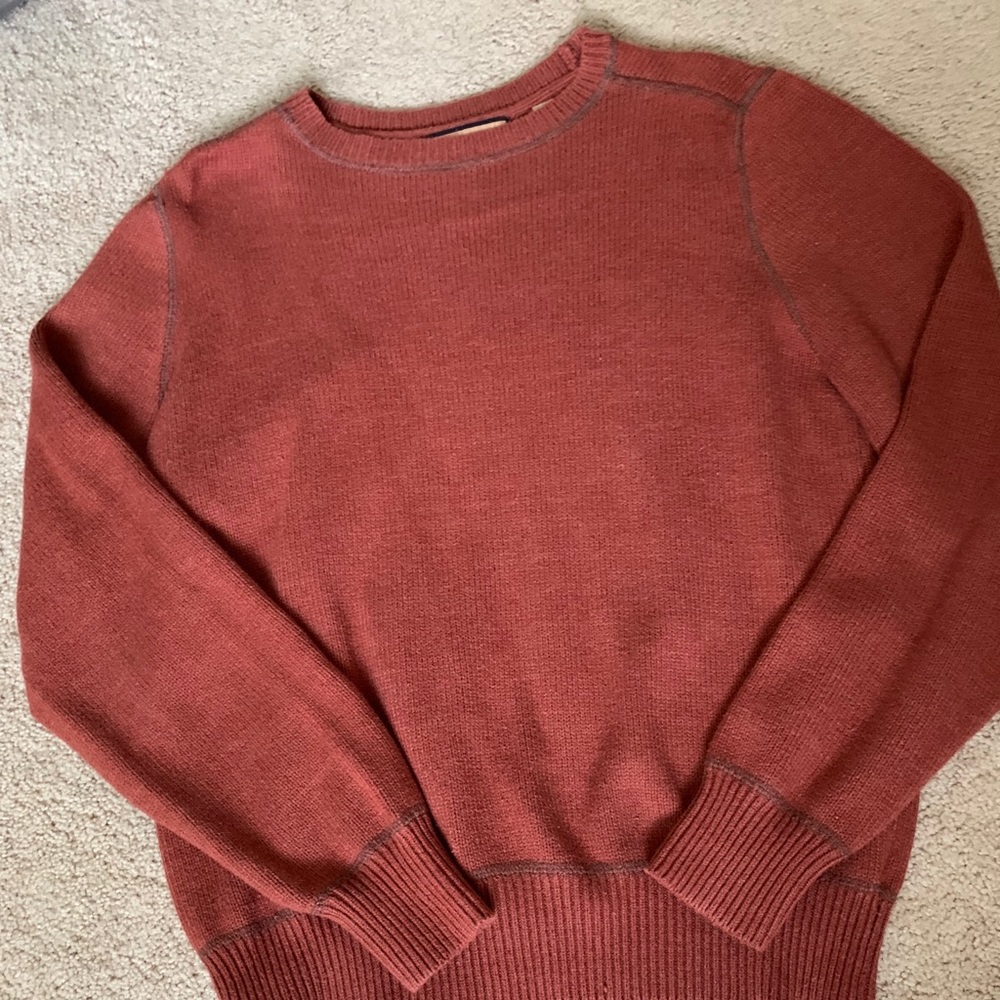 Men’s Orange Knitted Sweater